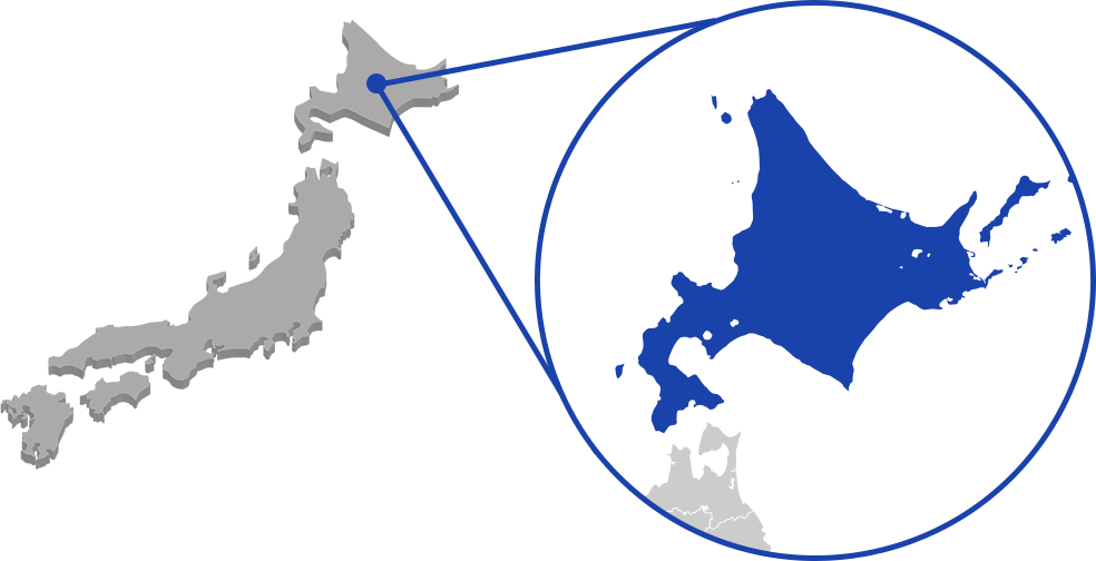 大阪周辺が拡大された日本地図