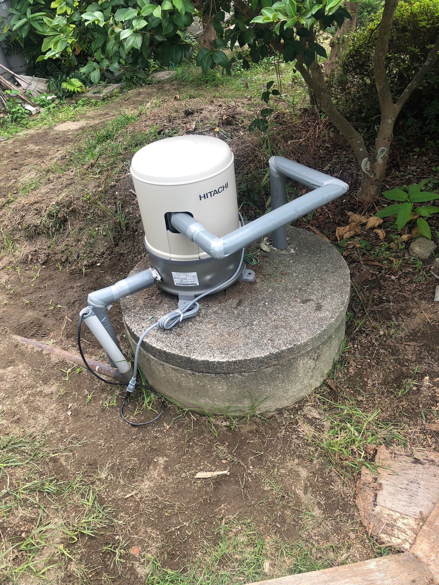 福岡市南区桧原】井戸ポンプから水が上がってこない。井戸ポンプ交換  