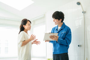 お風呂の水漏れを業者へ依頼したほうがよい場合