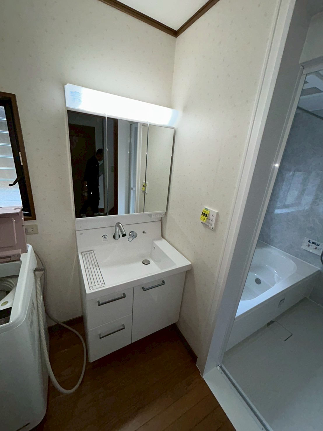 【埼玉県所沢市美原町】洗面台交換