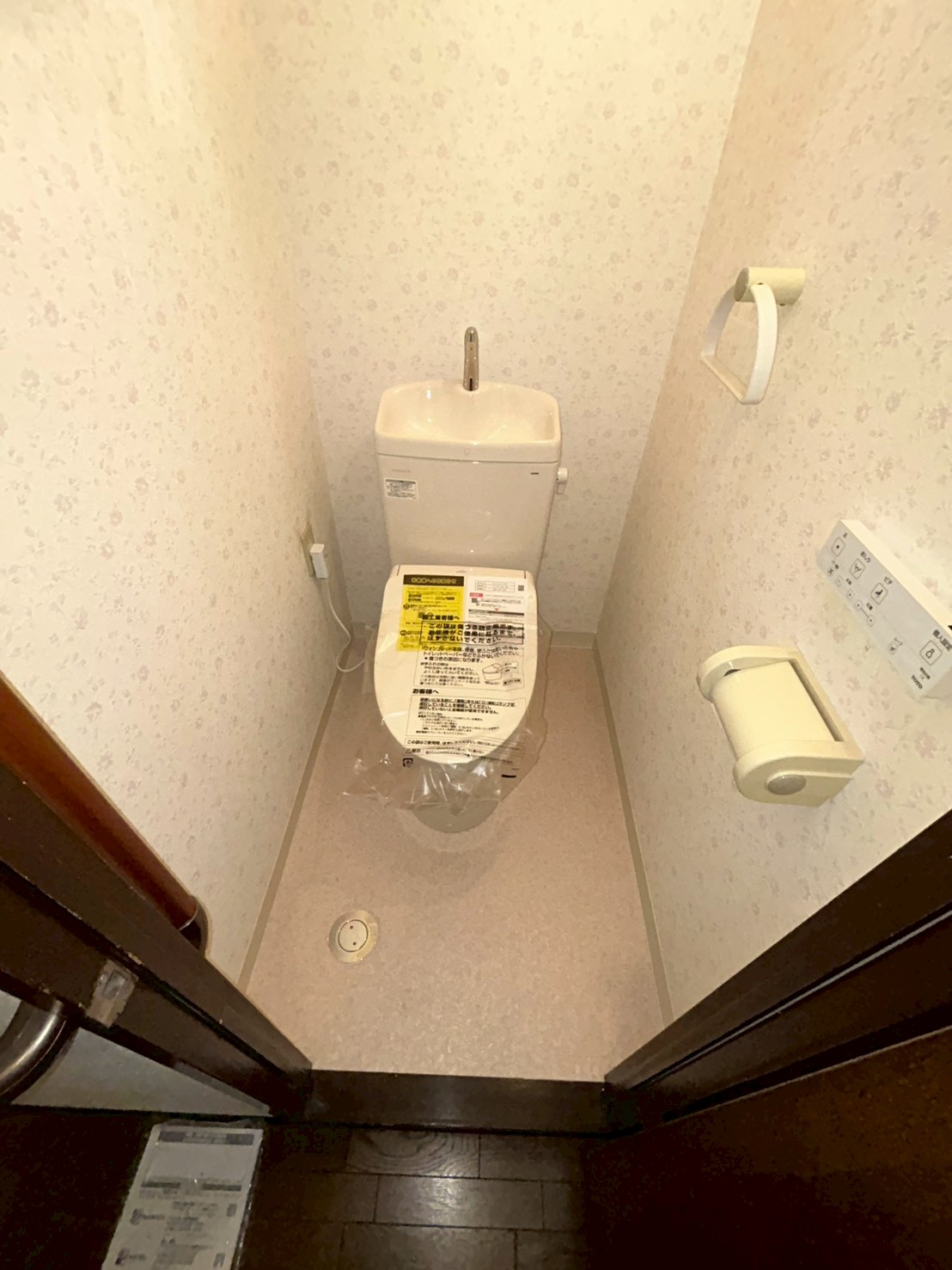 【千葉県松戸市新松戸】トイレ交換、クッションフロア張替え