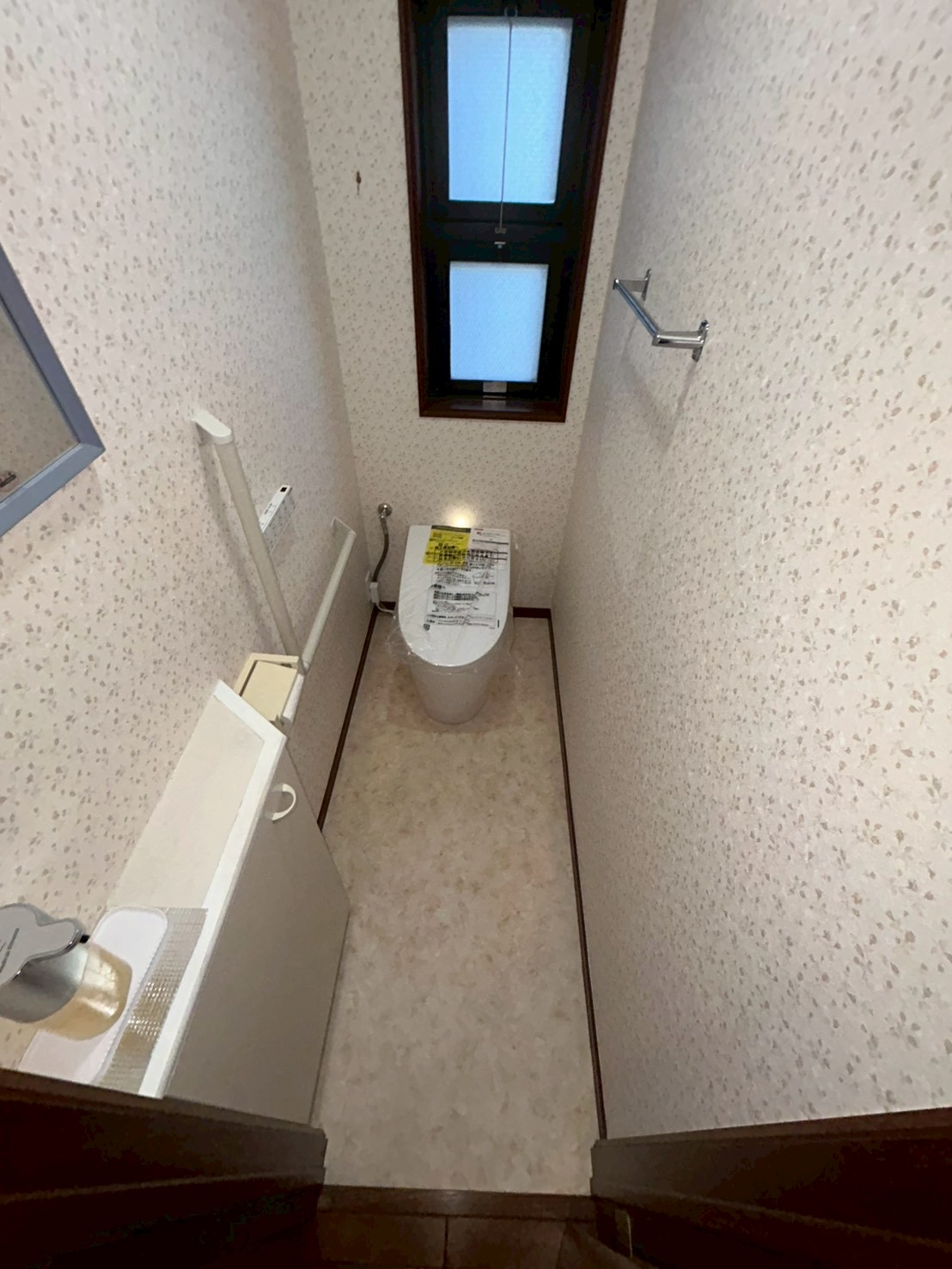 【千葉県柏市根戸】トイレ交換、クッションフロア張替え