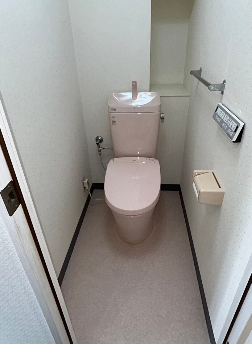 【東京都大田区蒲田】トイレ交換、クッションフロア貼り替え