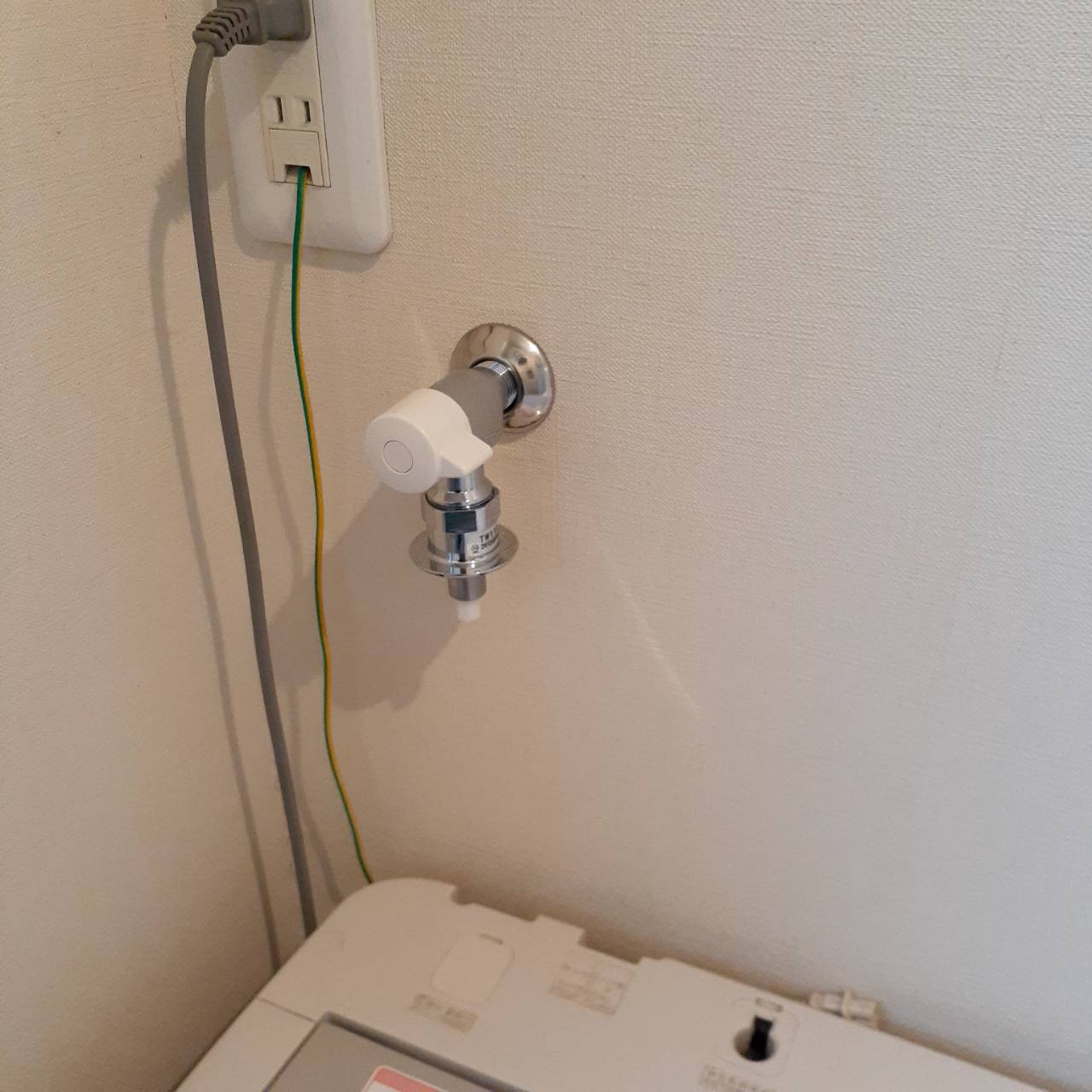 【福島県須賀川市芦田塚】洗濯場単水栓交換